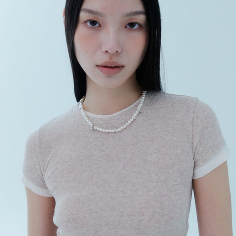 Lowool Dew Pearl Silver Necklace