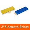 Non-Toxic 30Pcs 69729 Size 2X6 Bricks Flat Tile Smooth Moc Assemble Particles 2*6 Building Blocks Diy Educational Creative Toy For Kids