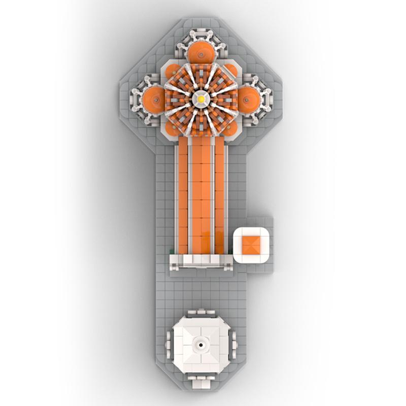 Non-Toxic Moc Famous Cathedral Of Santa Maria Del Fiore Building Block Set Iconic Church Street Architecture Assemble Toys Children Gifts