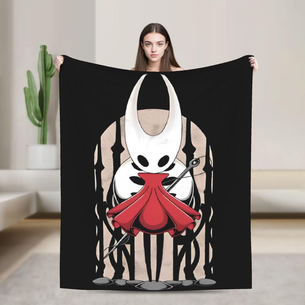 Hollow Knight Flísové Deky Akční Dobrodružství Úžasné Přehozy na Domácnost 125*100cm Kus Koberce