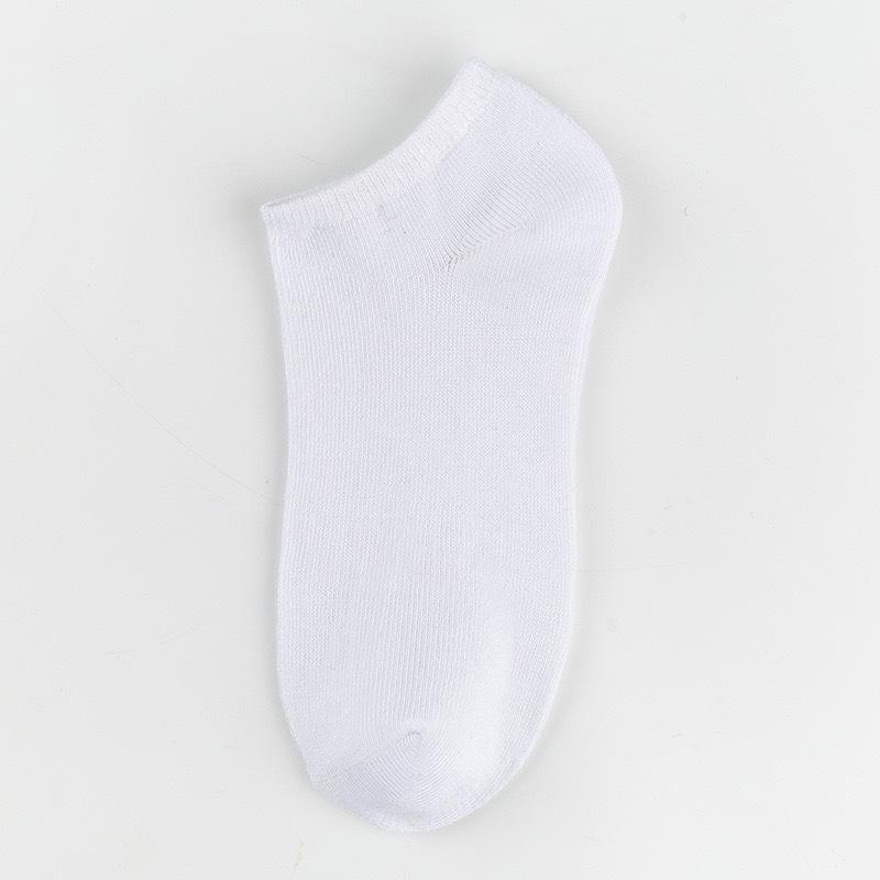 Men's Summer Breathable Sweat-Absorbing Odor-Resistant Antibacterial Sport Socks - Short, Solid Colors, Versatile.