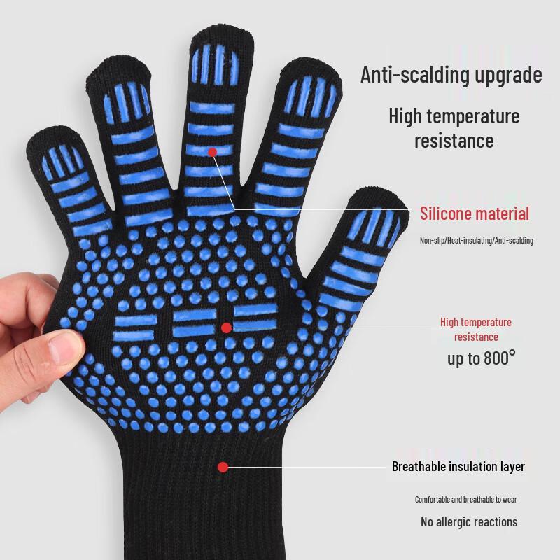 Okaywife 800°C Heat Resistant Silicone Gloves