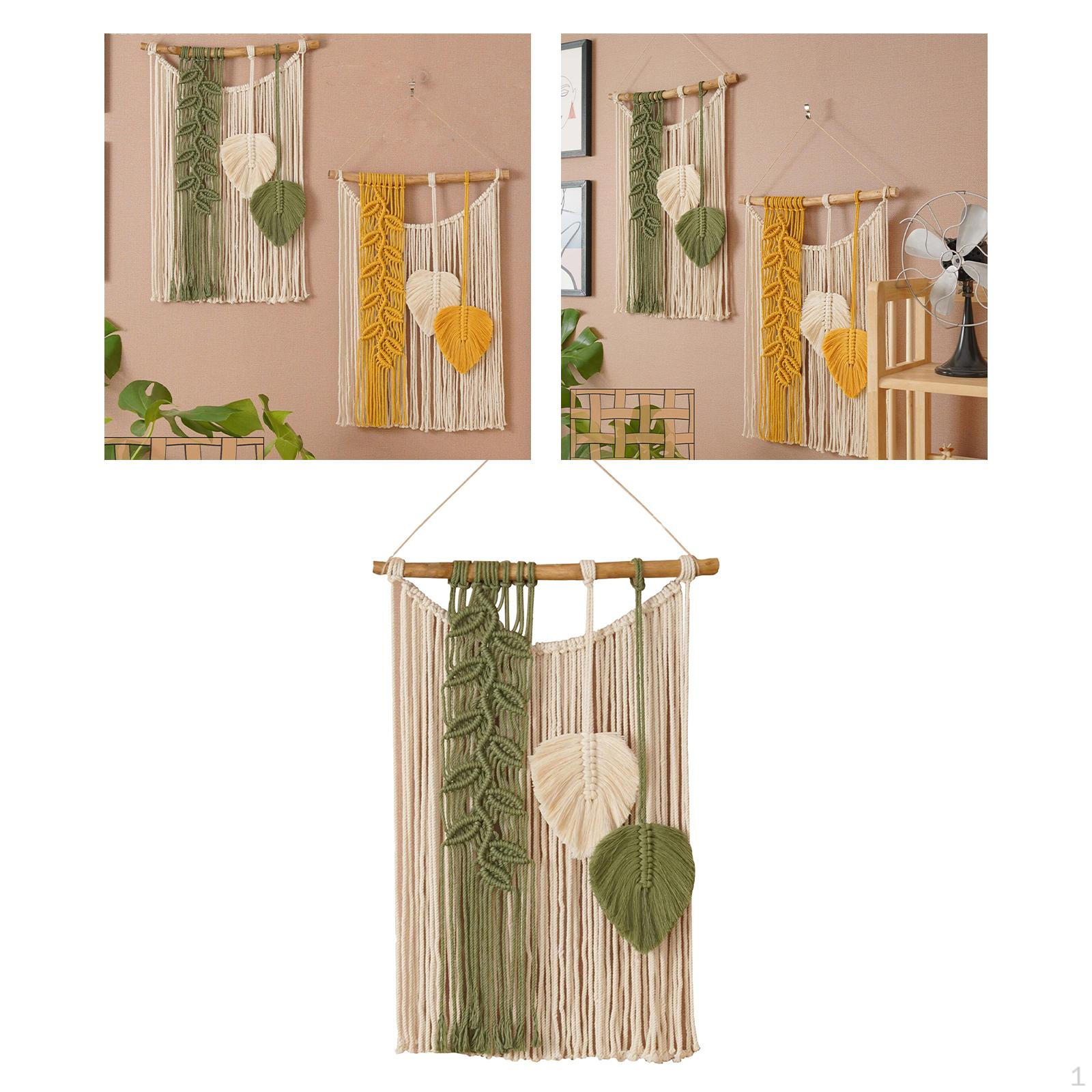 Бохо Шик Макраме Настенное панно с замысловатыми кистями
