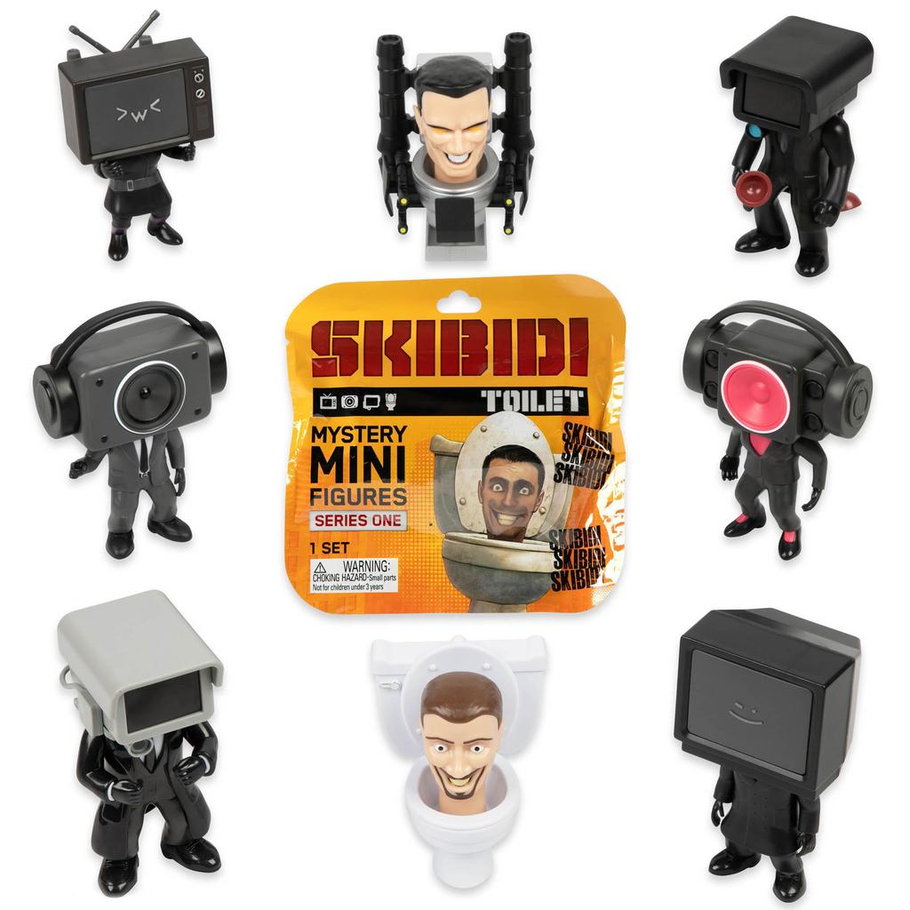 Skibidi Toilet Mystery Figures - Collectible Figures, Officially Licensed Skibidi Toilet Goods Case of 24 Figures