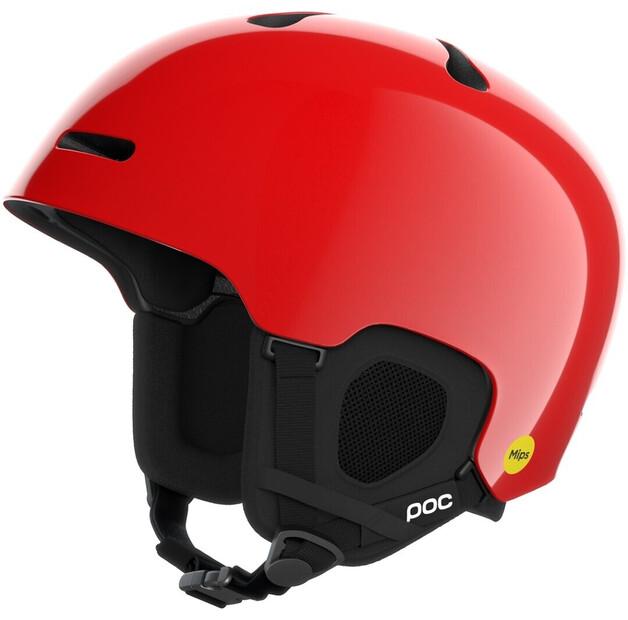 Шлем защитный POC Fornix MIPS prismane красный