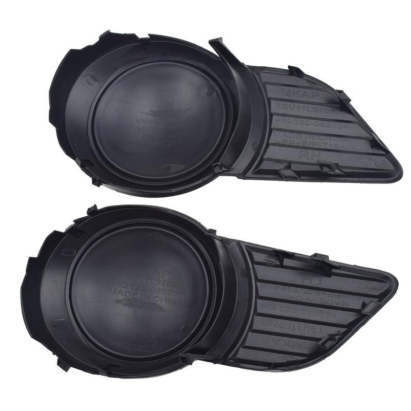 Front Left Right Fog Light Lamp Cover Grille Bezel Frame Trim For Toyota Sienna 2.7L 3.5L 2011 2012 2013 2014 2015 2016 2017