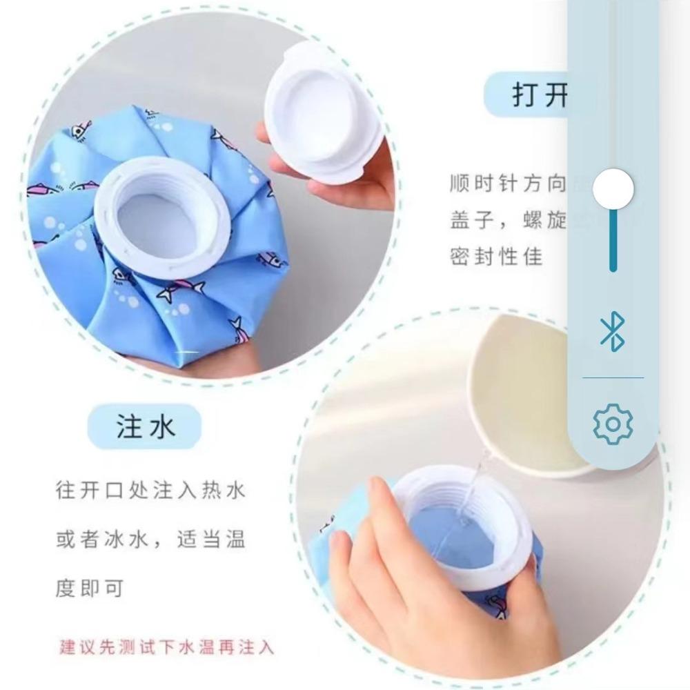 Cartoon Water Filling Cloth Ice Pack Reusable Cute Cold and Hot Therapy Packs Physiotherapy Exercise Physical Cooling Ice Pack