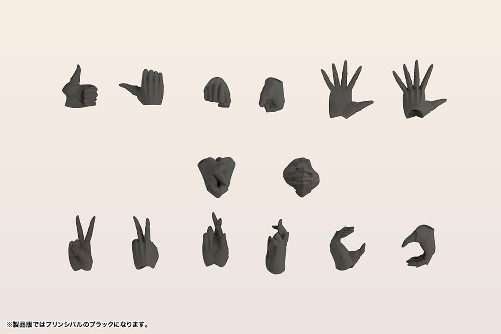 Kotobukiya Infinite Encounter Megalomaria Megalomaria M.S.G Ex-Hand Unit [Female Type A] Total length approx. 13mm Non-scale Plastic Model