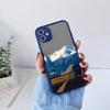 Hand Painted Phone Case For iphone X XS XR Scenery Shockproof Cases For iPhone 15 14 12 13 11 pro MAX Mini 7 8 Plus SE2 Cover