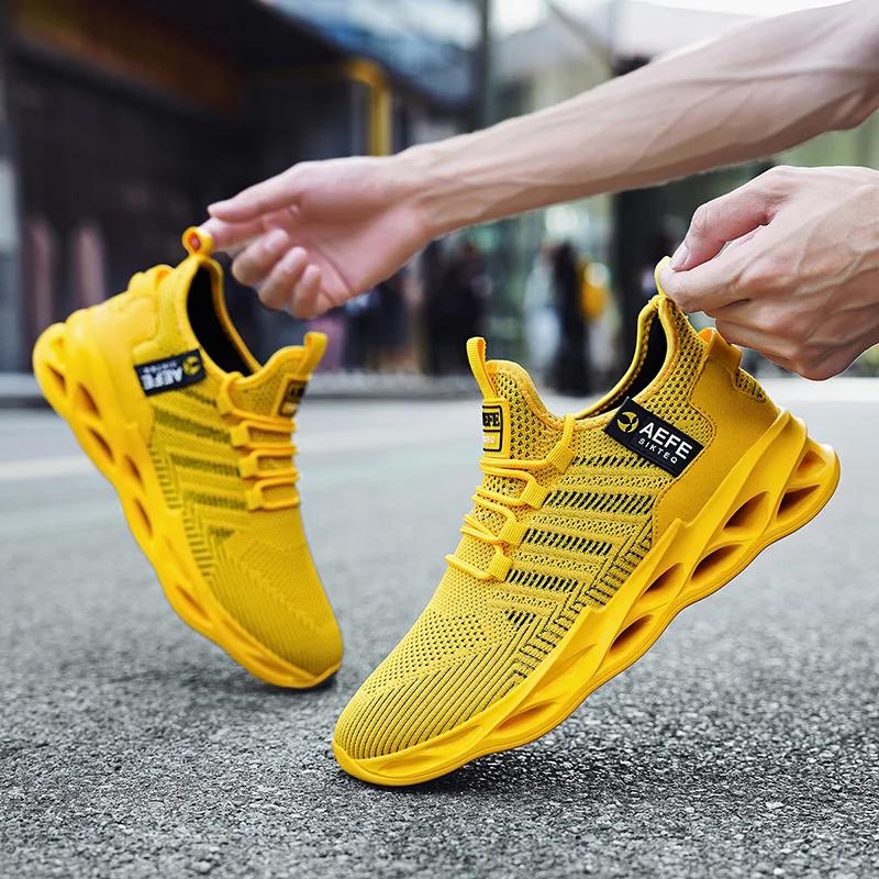 Модные новинки Рабочая обувь Тренировочные парусиновые туфли для мужчин Удобная обувь — фото 4