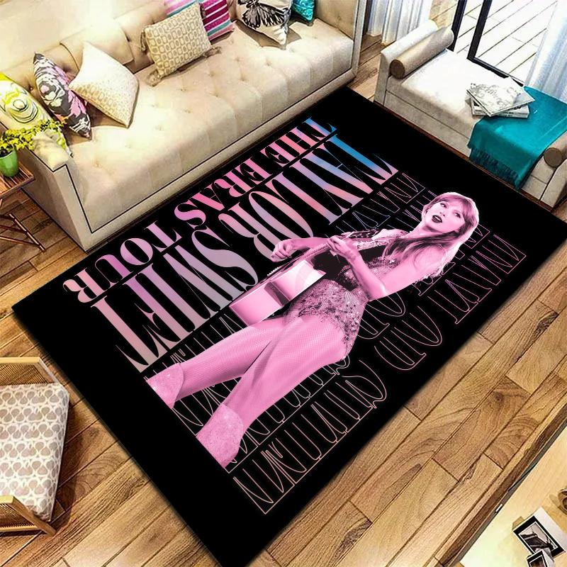 Taylor Swift Carpet Rug for Living Room Bedroom Home Sofa Decoration,Kids play Nonslip Floor Mat