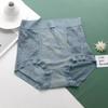High Waisted Lightweight Compression Pants Disposable Hip Lifting Breathable Women's Triangle Pants Mulberry Silk Sexy Lace Women's Underwear Panties