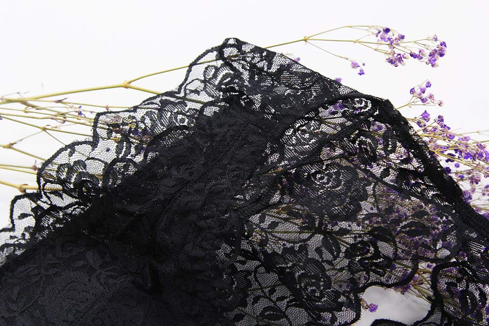 Stylish silk wireless can be used as a room bra or night bra [SilRiver] bra, stress-free non-wired bra, (Medium, black)