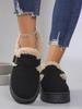 Women's Retro Snow Boots Fleece-lined Moccasins, 2025 Thick-soled Slip-on Winter Shoes.