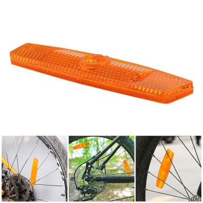 Felgenreflektor aus Kunststoff, stabil, hochfest, rostfrei, Speichenwarnreflektor für Radfahren