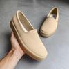 Fashion Fashion Khaki Men's Loafers Comfortable Suede Casual Shoes for Men Light Platform Slip-On Skateboard Shoes Men Chaussure Hommes