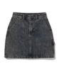 BEENTRILL Sunday Fatigue Denim Mini Skirt (Indigo)