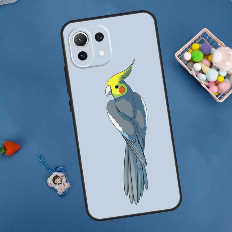 Cartoon Animal Chubby Cockatiel Case For Xiaomi 15 Ultra 13 14 11T 12T 13T 14T Pro POCO X7 Pro F5 F6 M6 X3 X5 X6 Pro Coque