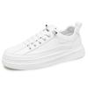 Fashion Hot Sale Men's Leather Casual Shoes Soft Sole Lace-up Oxford Shoes Handmade Male Tenis Masculino New Design Skateboard Footwear