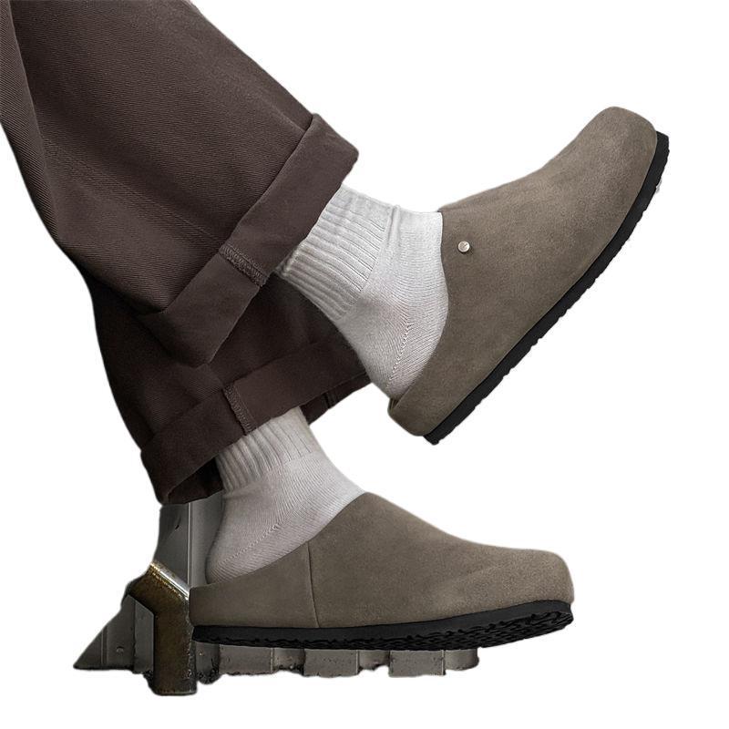 Unisex Retro Suede Slip-On Birkenstock Mules - Summer Breathable Clogs