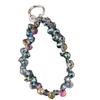 Light Luxury Multi-Color Strawberry Crystal Teardrop Beaded Pendant Phone Case Lanyard