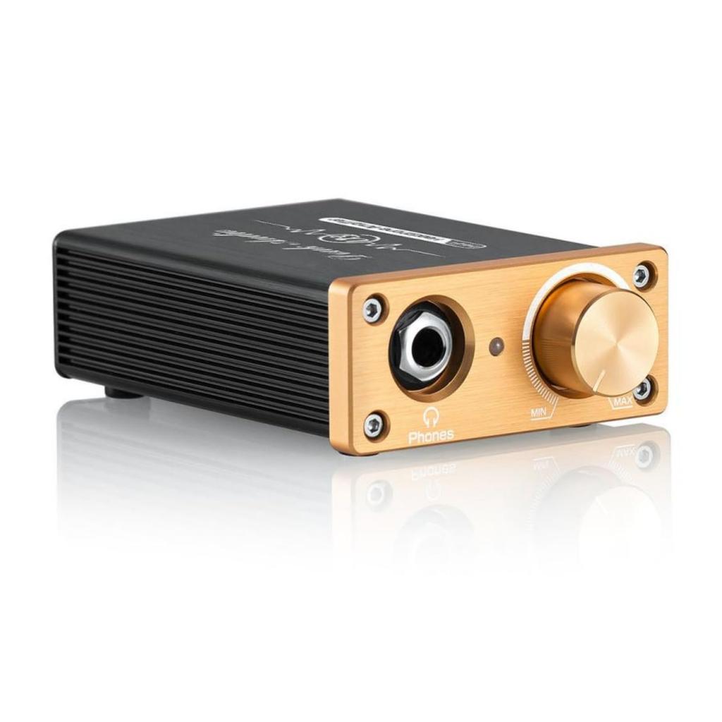 Verbesserter Douk Audio U3 Kopfhörerverstärker, Mini Class A HiFi Kopfhörerverstärker, Desktop Heimstereo-Verstärker, DC5V