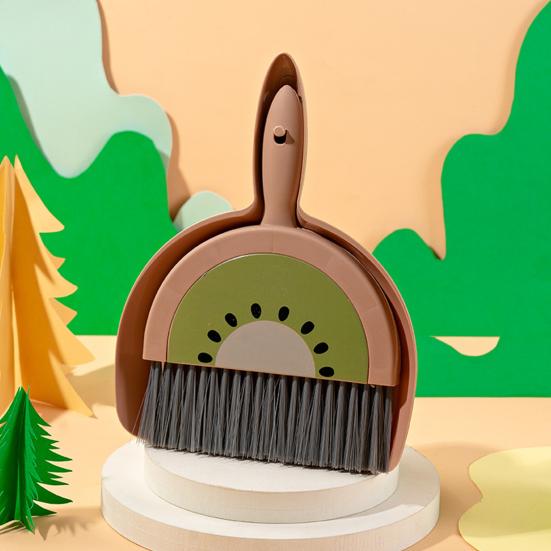 2 ks/sada Smeták Lopatka Sada Vzor ovoce Malá Přenosná Měkké štětiny Klávesnice Stolní počítače Rohy Mini Čisticí sada