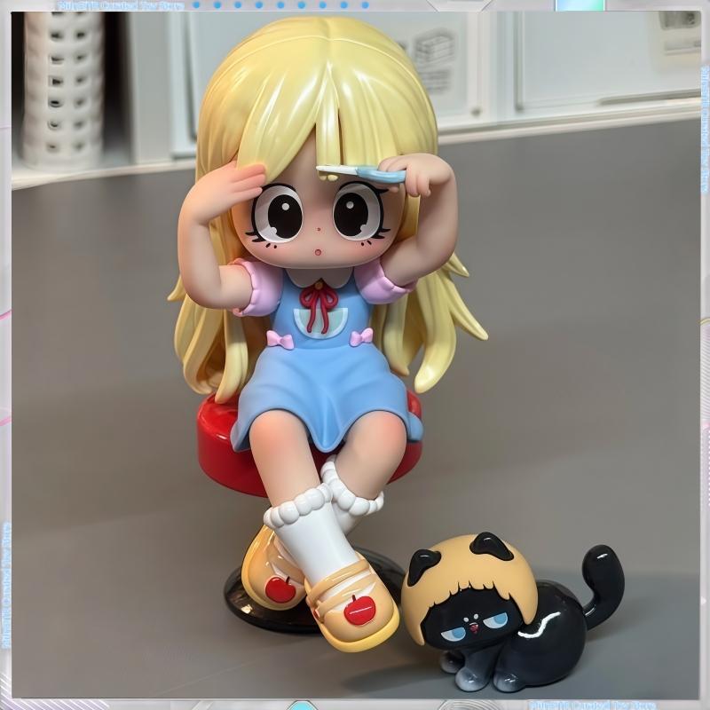 In-Stock Milay Girls Mystery Box Lazy Time Series 3 Trendy Figurines & Ornaments In-Stock Birthday Gift For Girls