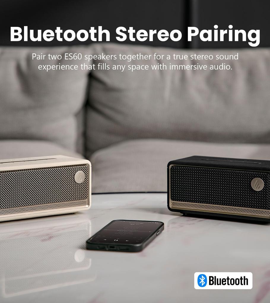 Edifier ES60 ES Series 68W Portable PC Speaker Wired Compatible Popular Gift Sound and Loud Volume 2 Treble Bass Conference Speakerphone with