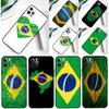 Brazil Brazilian Flag Phone Case For iPhone 16 15 13 11 12 14 Pro Max Mini X XR XS Max Plus Soft Cover