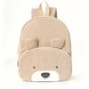 Cute Cartoon Corduroy Backpack - Large Capacity Plush Bear School Bag for Students