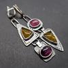 Retro Geometric Triangle Metal Pendant Earrings Purple Orange Asymmetric Earrings Female Retro Jewelry Gift NEW