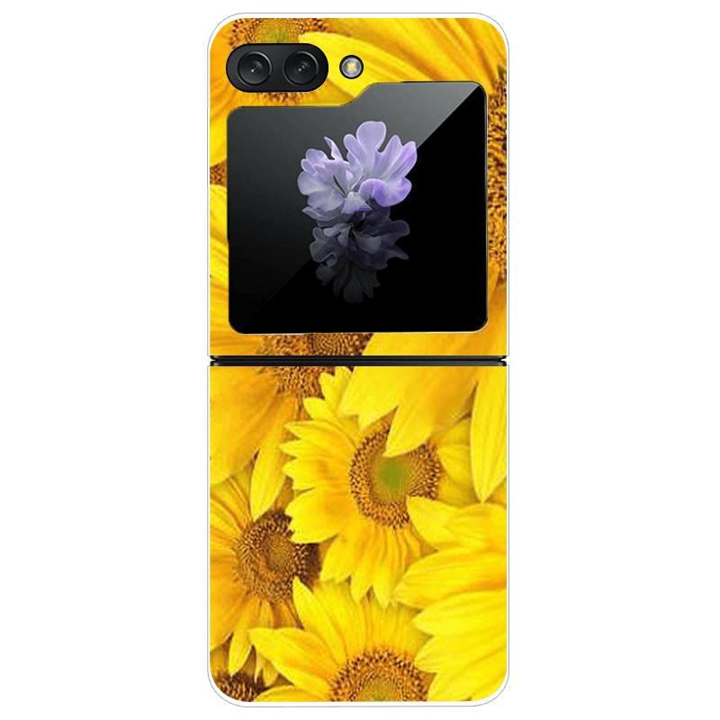 For Samsung Z Flip7 Hard Case ZFlip7 5G Transparent PC Phone Cases For Galaxy Z Flip 7 Fashion Cartoon Clear Protective Fundas