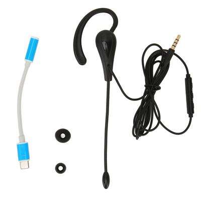Einzel Ohr Headset mit Mikrofon Wired Noise Cancelling Leichte Mono Ohrhörer Headset Für