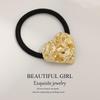 Minimalist Metal Hair Ring - New Korean Style High-End Ponytail Tie Rubber Band.