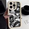 Black Lip Printed Pattern Phone Case For Xiaomi Redmi Note 14 Pro Plus 5G 14 13 12 11 10 Redmi 14C 13C 12C Silicone Bumper Cover