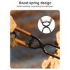 Carbon Steel Charcoal Tongs Outdoor Camping Bonfire BBQ Firewood Clip Tool Stoves Fire Charcoal Tongs Leather Handle