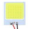 Nowe Dwa Złącza Biała COB LED 3W 12V Samochodowa Wewnętrzna Panelowa Lampa Kopułowa Żarówka Nie Promieniuje Nie Stroboskopuje Łatwa w Instalacji