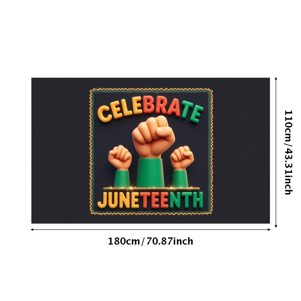 Fist Icon Holiday Banner Equality Banner Event Banner for Cultural Event Event Decoration Community Gathering