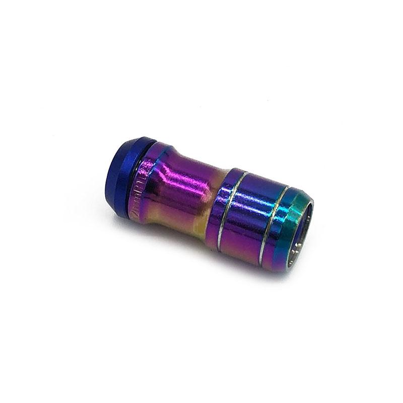 Neo Chrome Concealed Heptagon Formula Steel Wheels Lock Lug Nuts