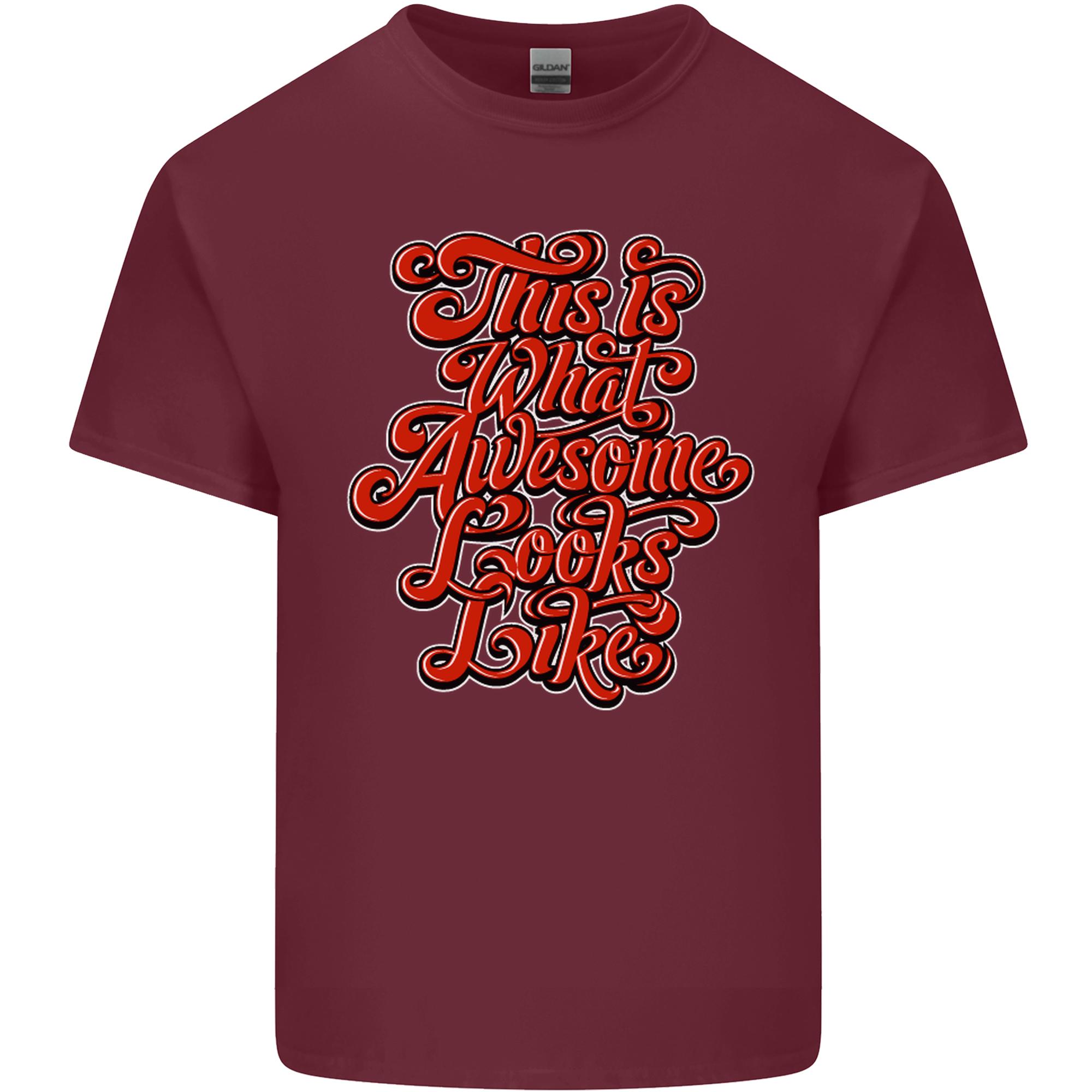 This Is What Awesome Looks Like Funny Unisexs Light Cotton TShirt S