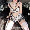 Sexy Lingerie Female Pure Desire Cow Maid Uniform Seduction Bed Passion Cute Suit 2679