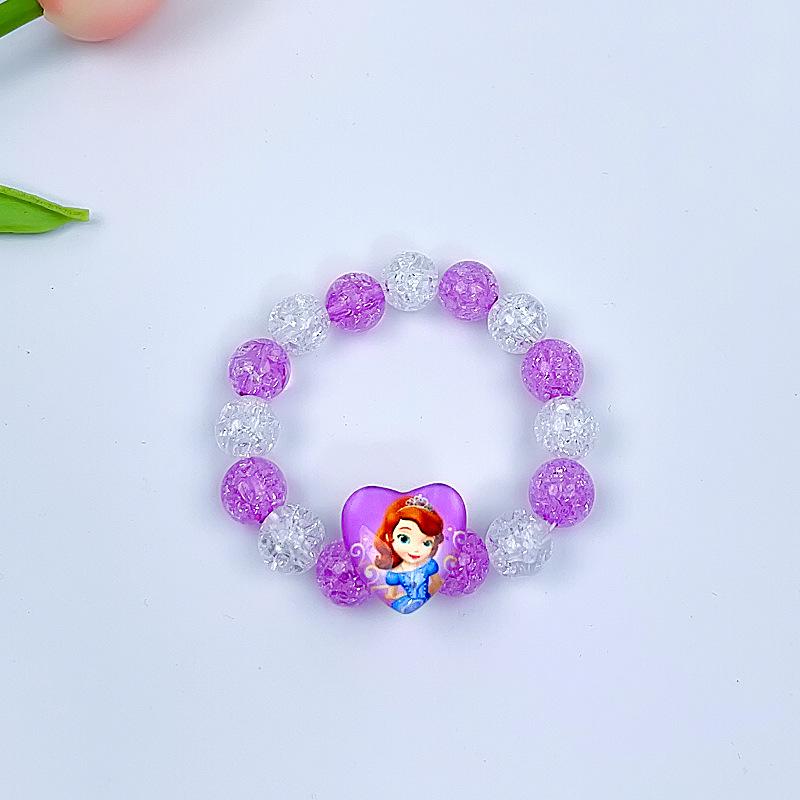 Cartoon Mermaid Pendant Beaded Bracelet for Girls