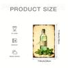 [2D Flat] 1pc Vintage Peppermint Essential Oil Tin Painting - Rust-Proof & Weatherproof Metal Wall Art, 20.32x30.48 cm, Antique