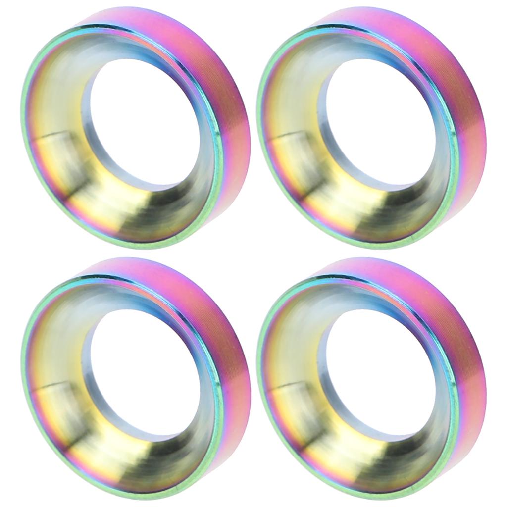 4Pcs Mountain Bike   Alloy Screw   Spacers Brake Caliper Concave Gasket M6