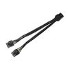 10Pcs 22cm GPU PCIE 8 Pin Female To Dual 2X 8 (6+2) Pin Male Power Adapter Cable