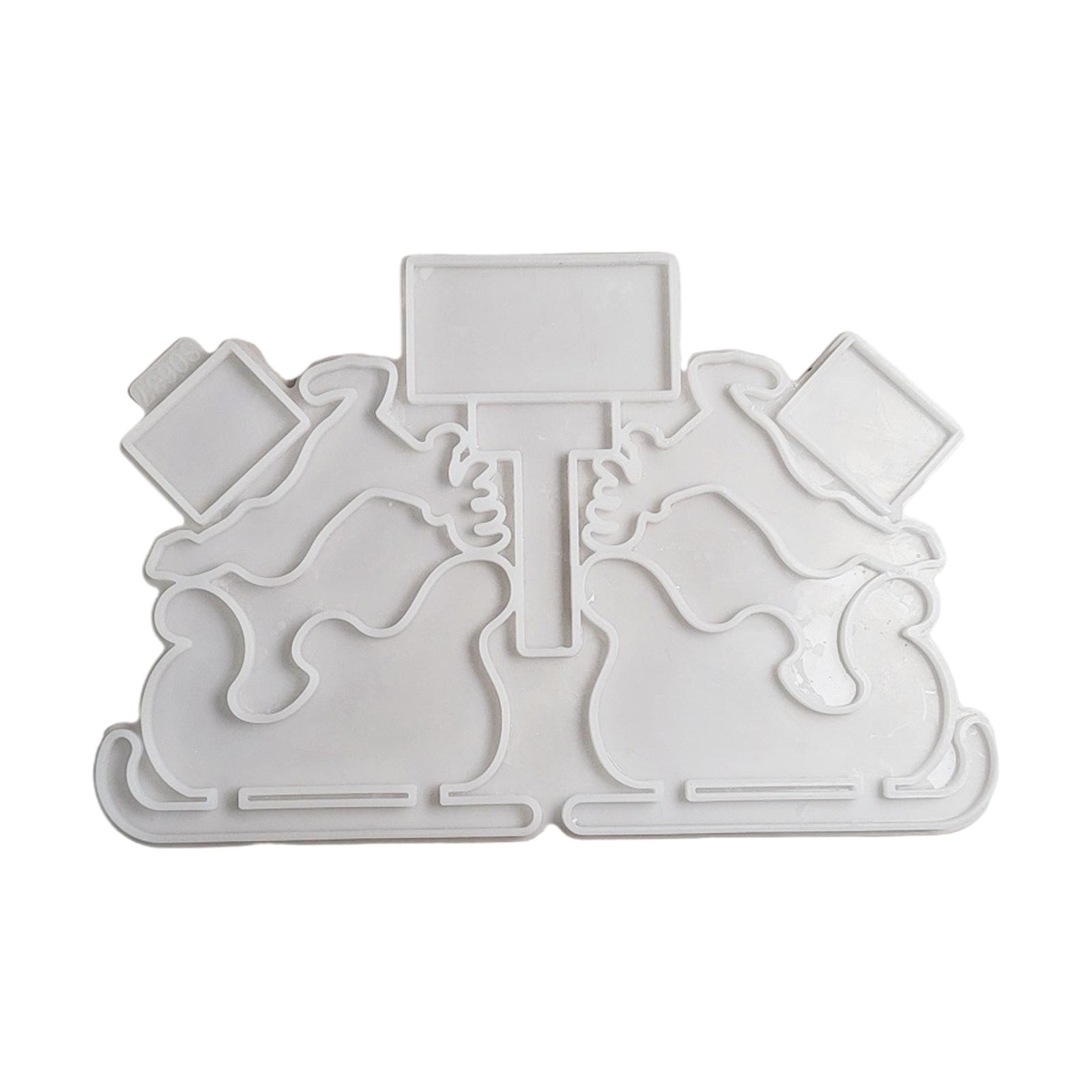 

Рождественские сани с оленями, силиконовые формы для эпоксидной смолы, бетона, цемента, силиконовые формы для художественного ремесла, гипсовый орнамент