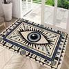 1PC Evil Eye Area Carpet Tribal Style Carpet Creative Floor Mat Door Mat Entrance Bedroom Decoration Polyester Mat