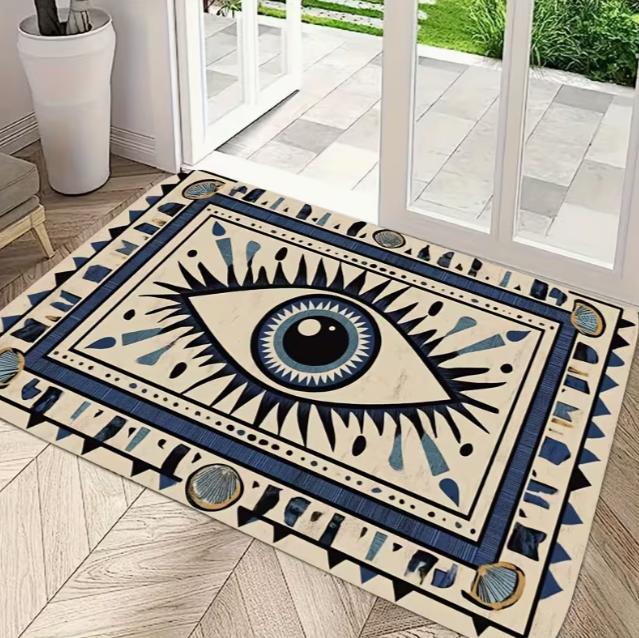 Blue Eye Door Mat Door Mat Floor Mat Is Door Mats Restaurant Mats Mats Game Room Mats Bathroom Door Mats Home Decoration Mats