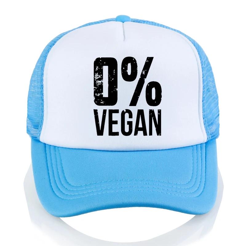 

Zero Percent Vegan Funny BBQ Carnivore Meat Eater funny Printing Baseball Cap Summer Outdoor Golf Dad Hat Mesh Unisex hats gorras Adjustable